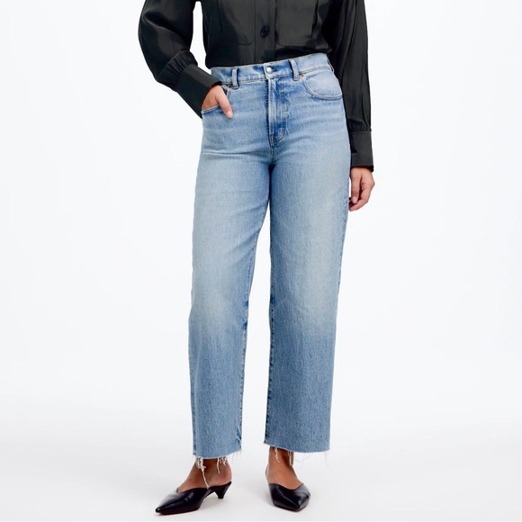 Madewell The Perfect Vintage Wide-Leg Crop Jeans - Picture 2 of 11